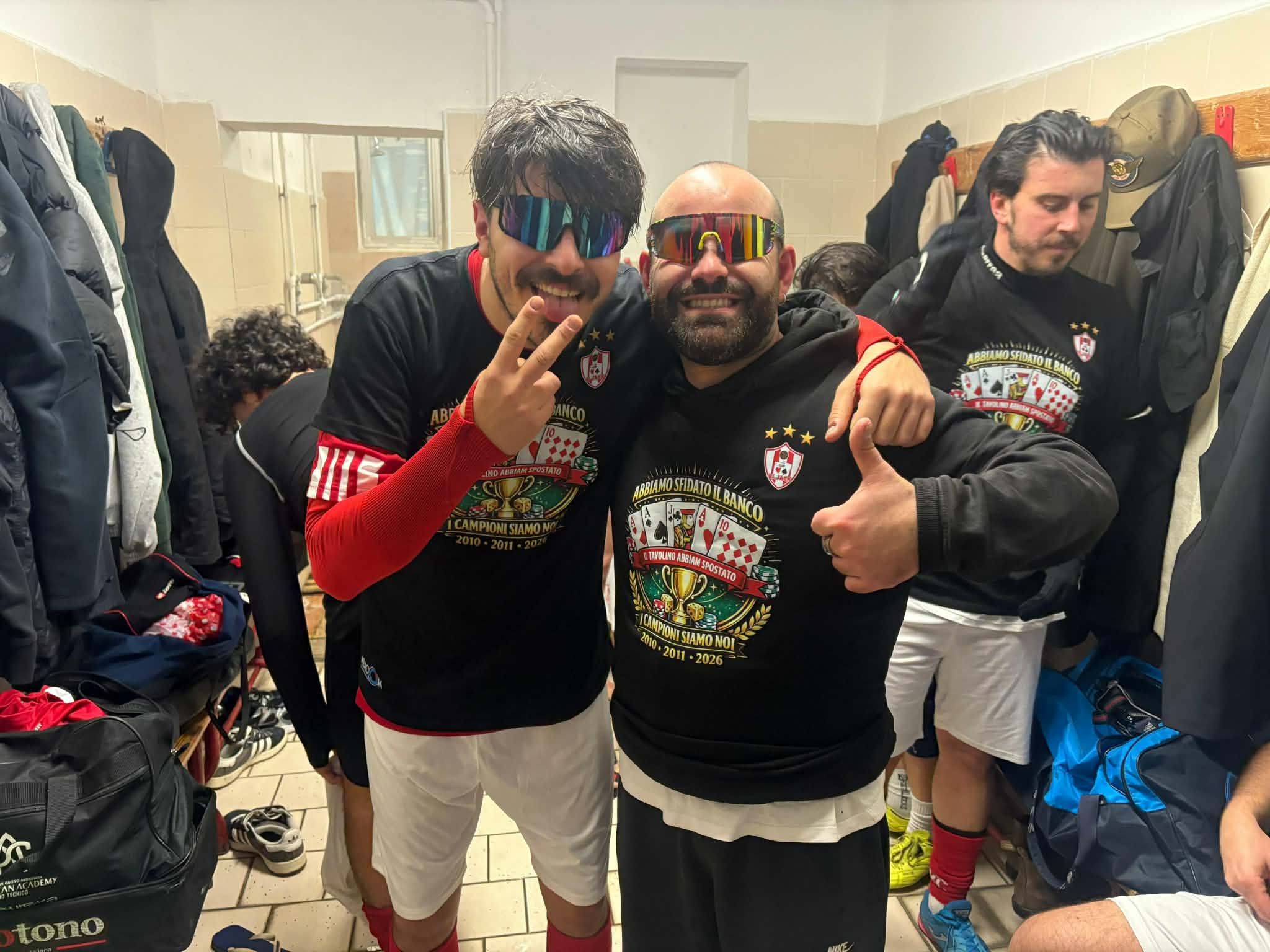 Festeggiamenti per la vittoria sul Quality — fotografia 1